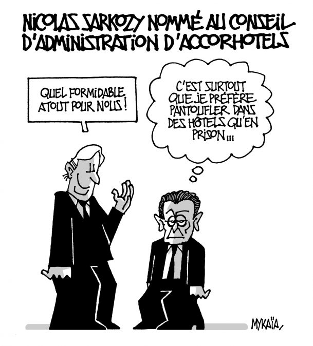 Nicolas Sarkozy a été nommé au conseil d'administration du géant hôtelier AccorHotels