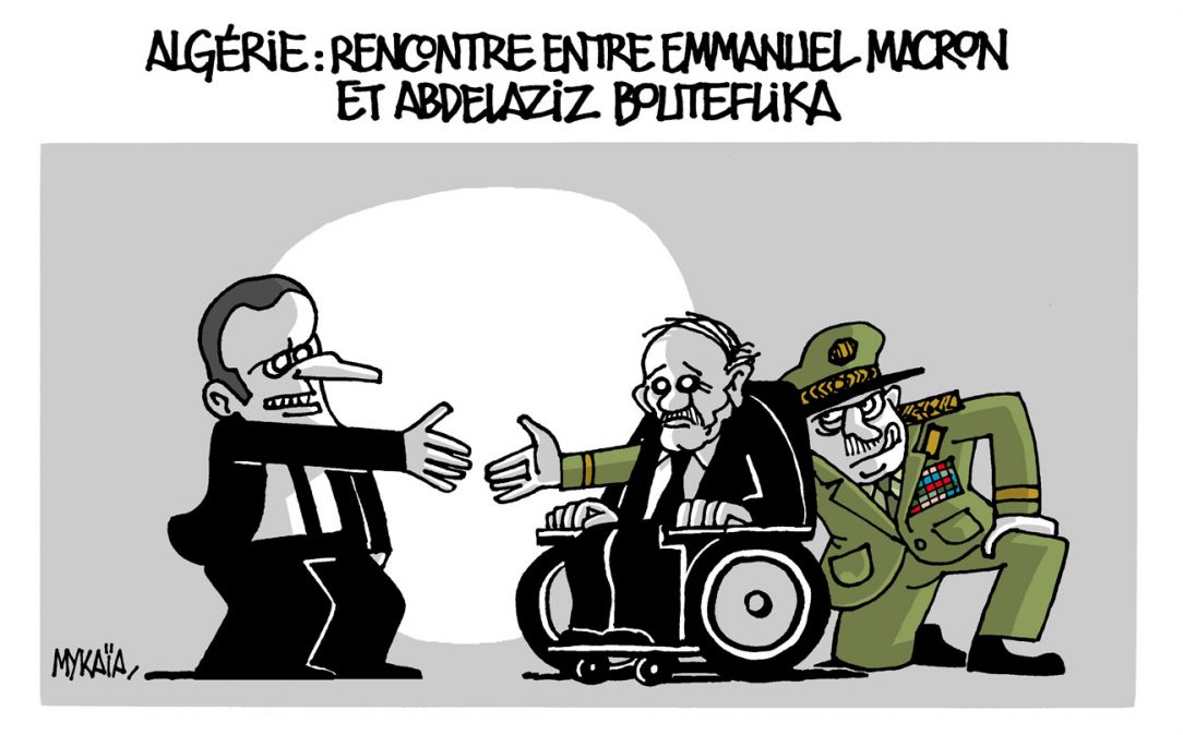 Algérie : Emmanuel Macron rencontre Abdelaziz Bouteflika