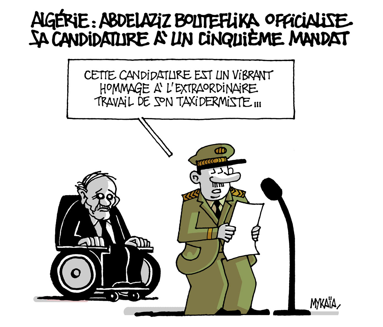 Bouteflika encore candidat
