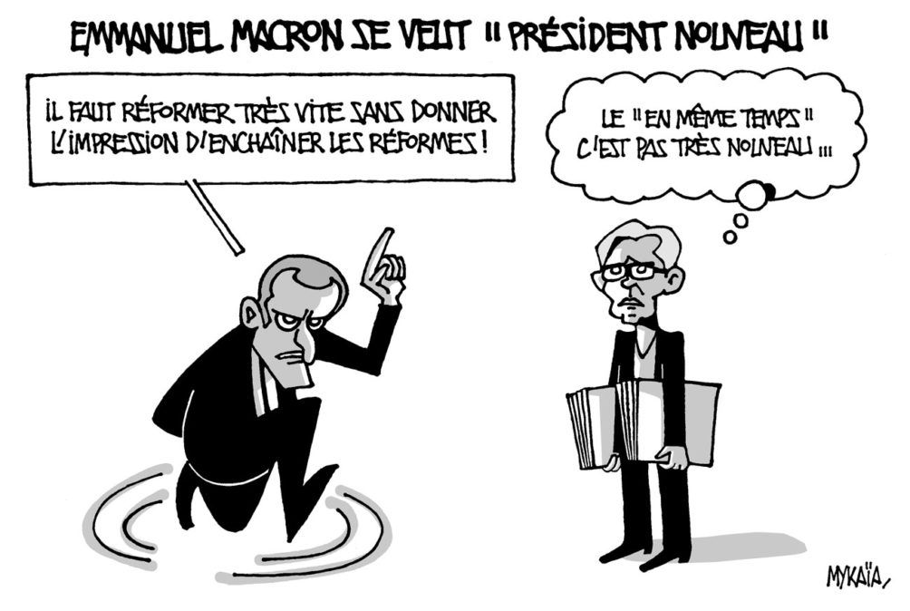 Emmanuel Macron se veut "Président nouveau"