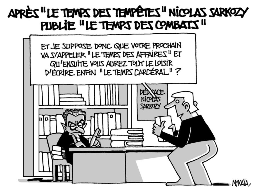 Après "Le temps des tempêtes" Nicolas Sarkozy publie "Le temps des combats"