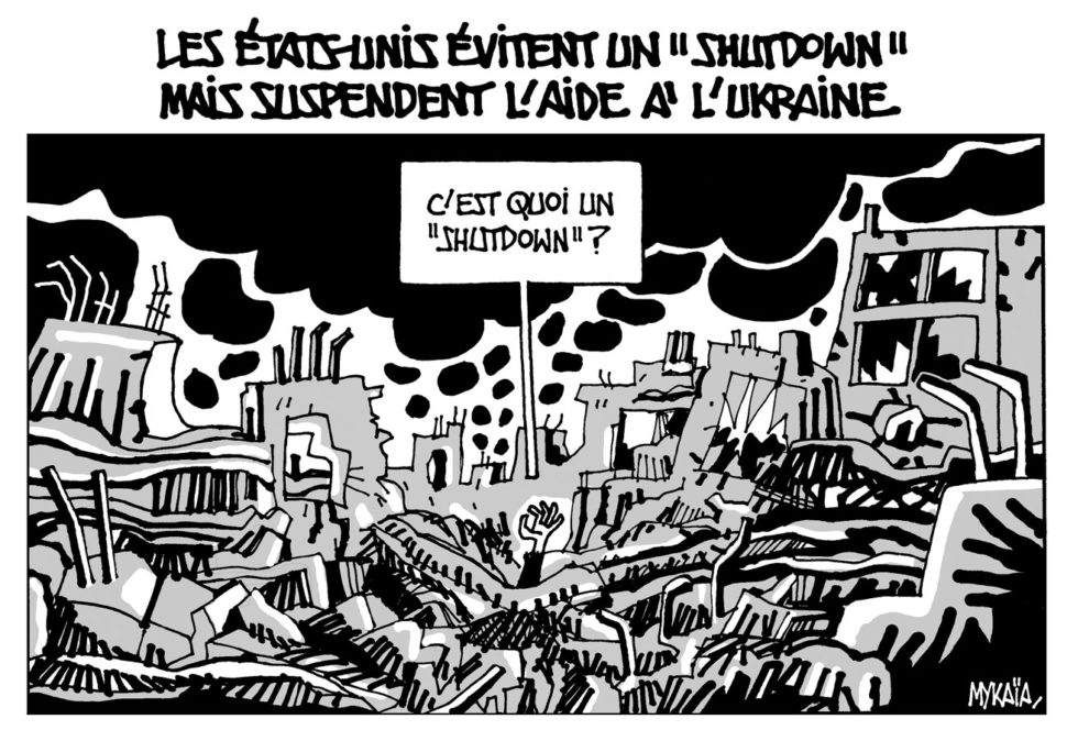 Les États-Unis évitent un "shutdown" mais suspendent l'aide à l'Ukraine