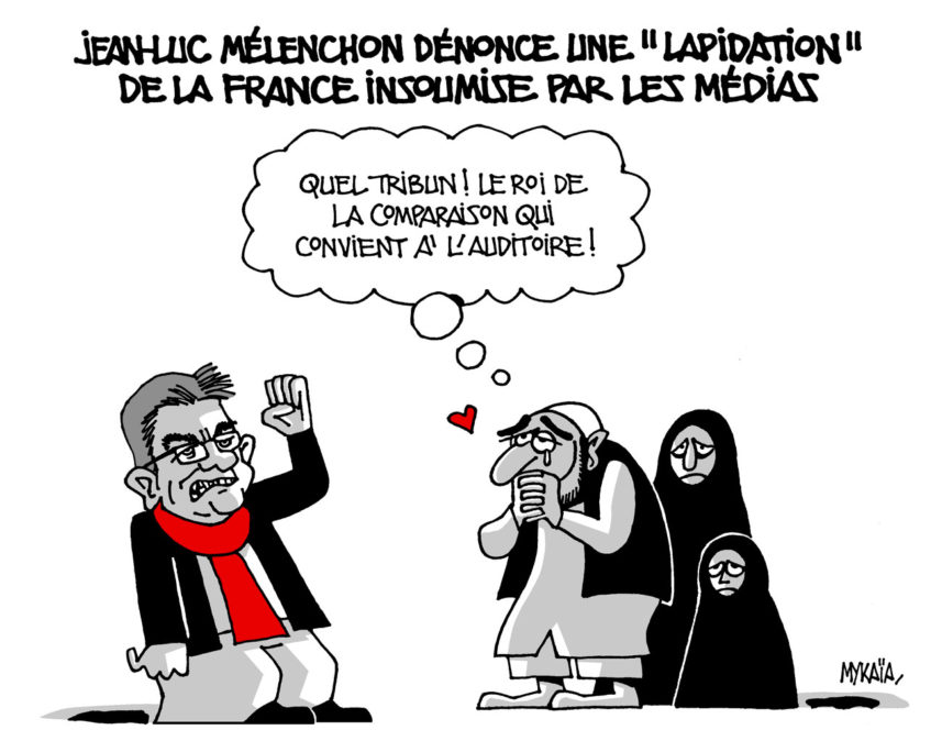 Jean-Luc Mélenchon dénonce une "lapidation" de la France Insoumise par les médias