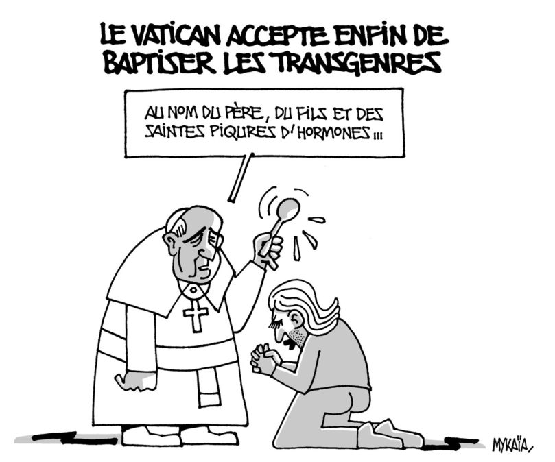 Le Vatican accepte enfin de baptiser les transgenres