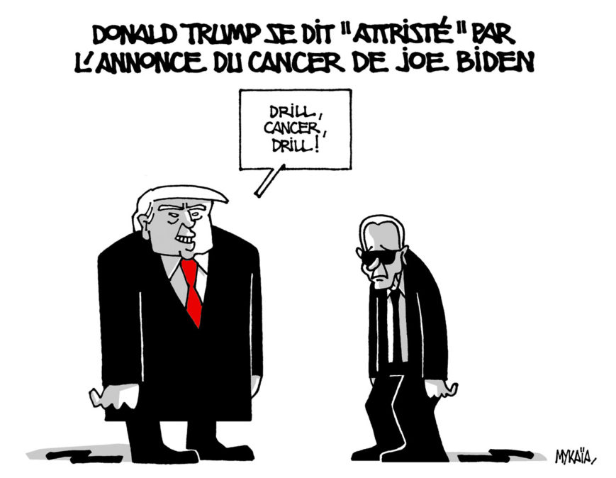 Donald Trump se dit "attristé" par l'annonce du cancer de Joe Biden