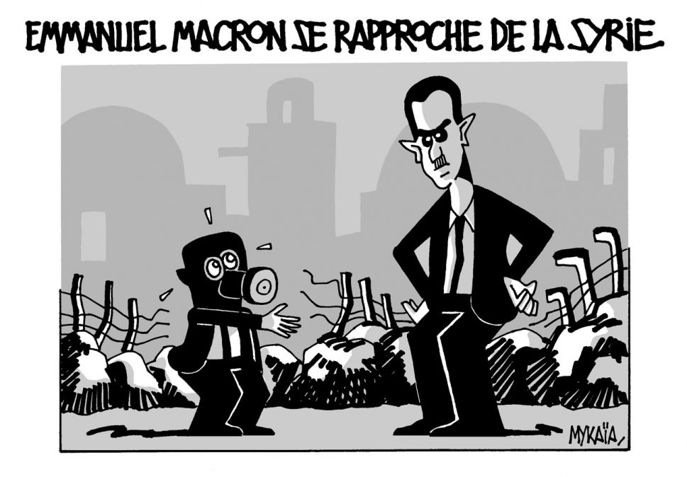 Emmanuel Macron se rapproche de la Syrie