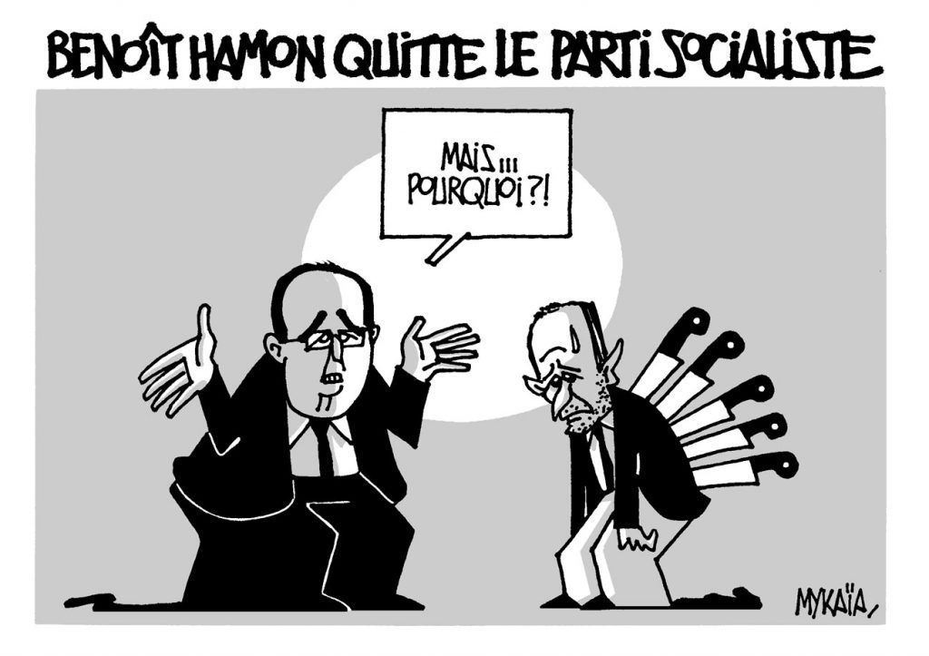 Benoît Hamon quitte le parti socialiste