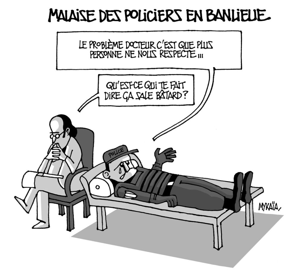 Malaise des policiers en banlieue