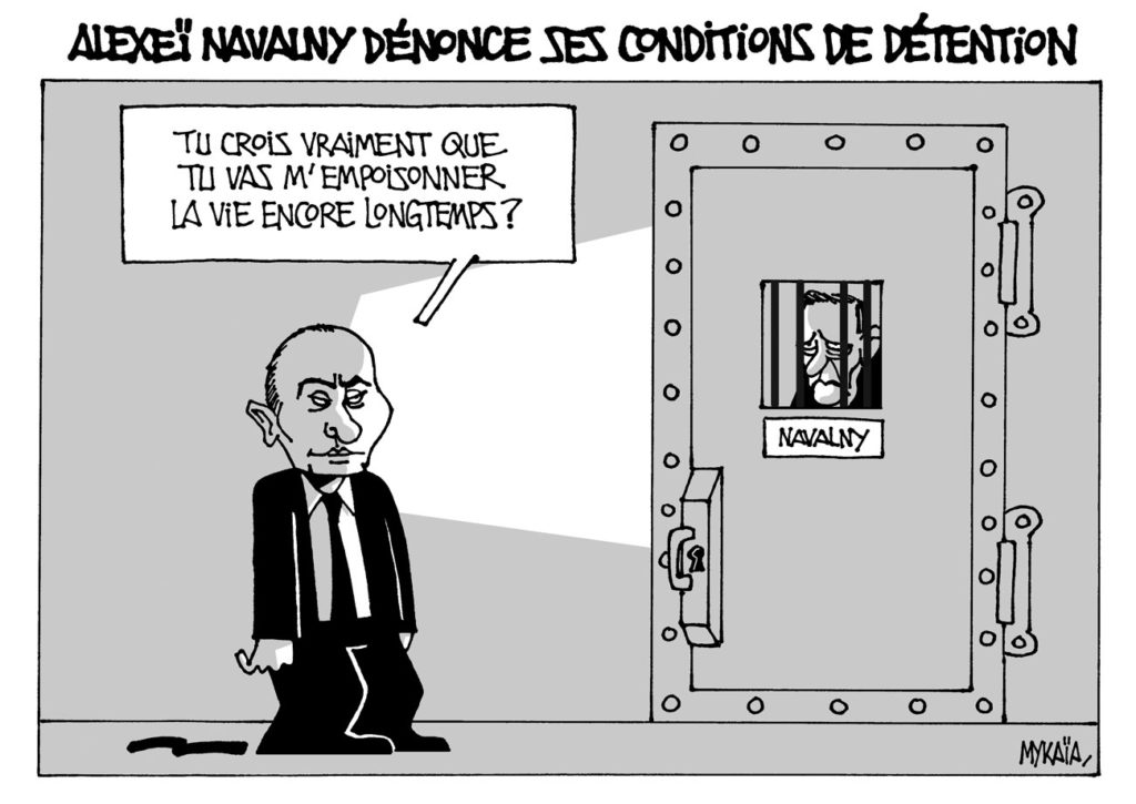 Alexeï Navalny dénonce ses conditions de détention
