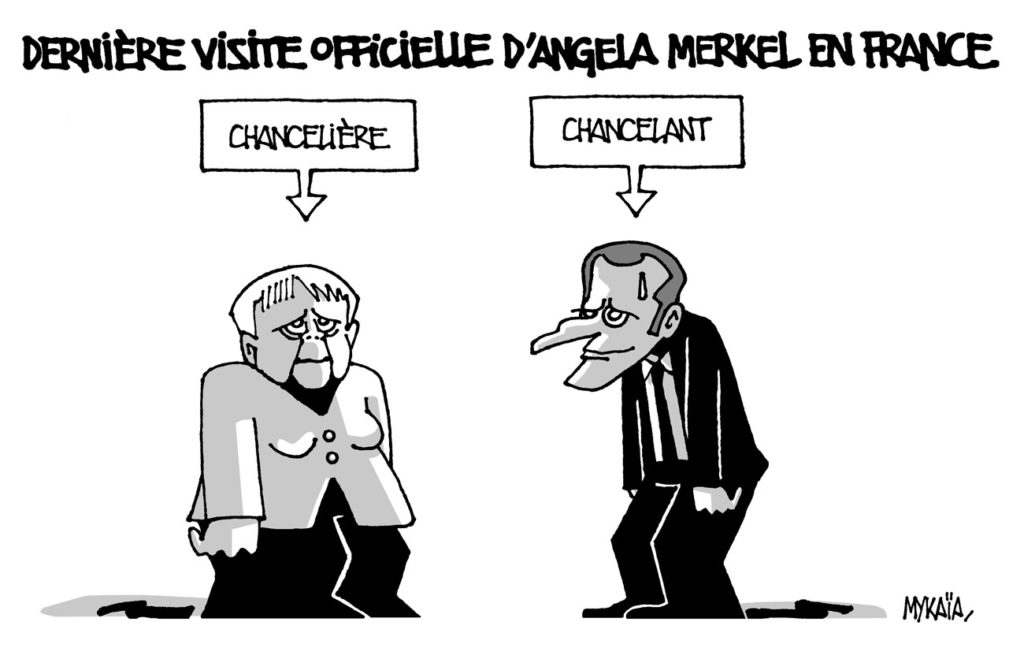 Dernière visite officielle d'Angela Merkel en France
