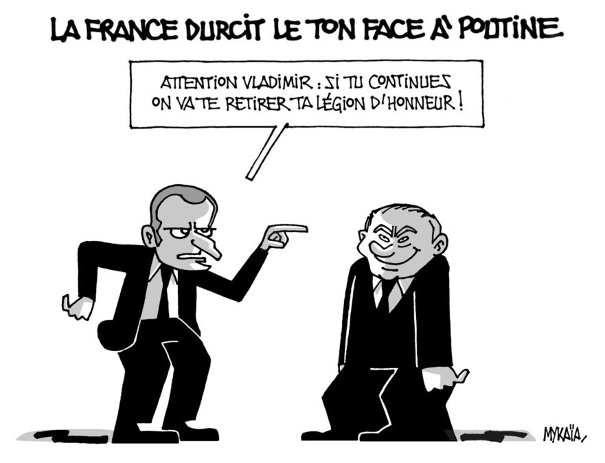 La France durcit le ton face à Poutine