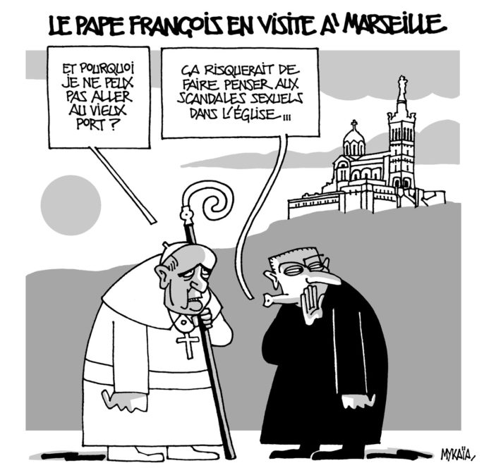 Le Pape François en visite à Marseille