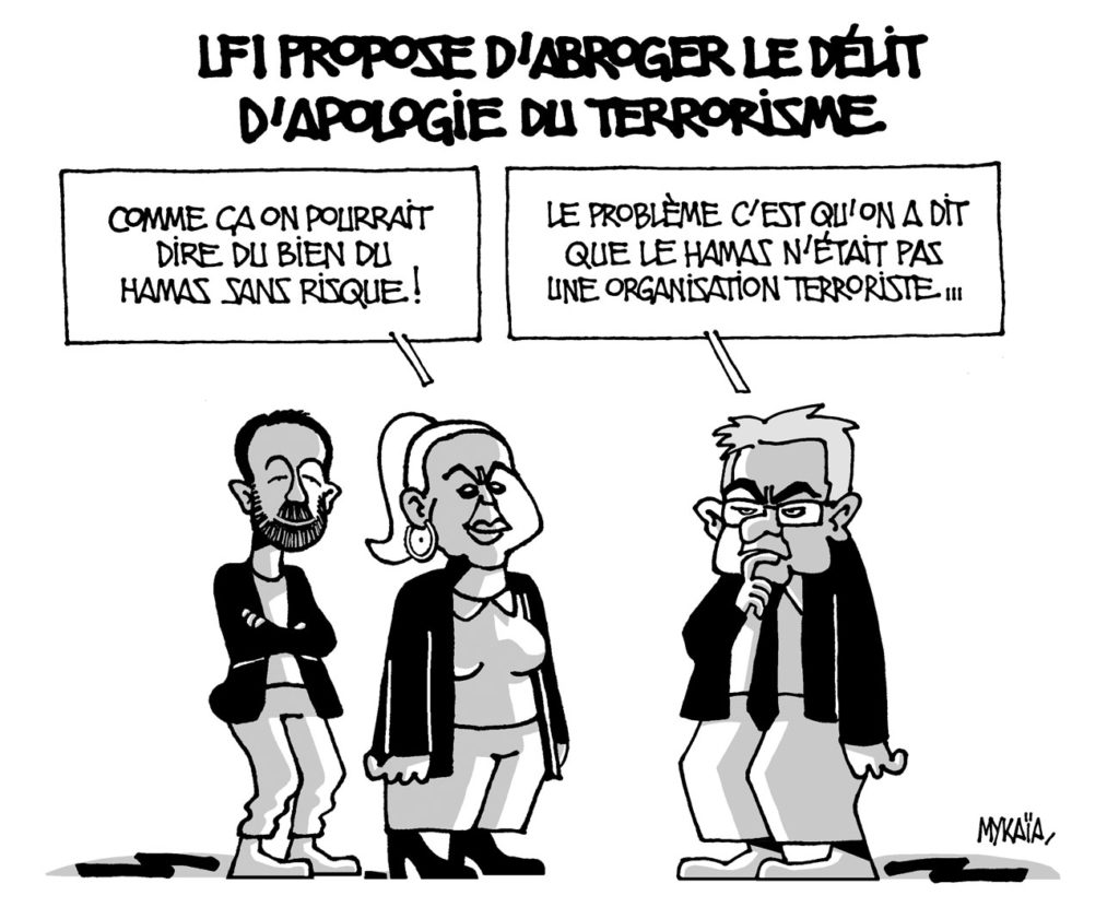 LFI propose d'abroger le délit d'apologie du terrorisme