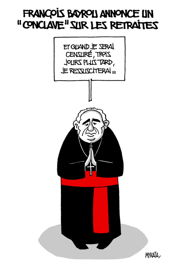 François Bayrou annonce un "conclave" sur les retraites