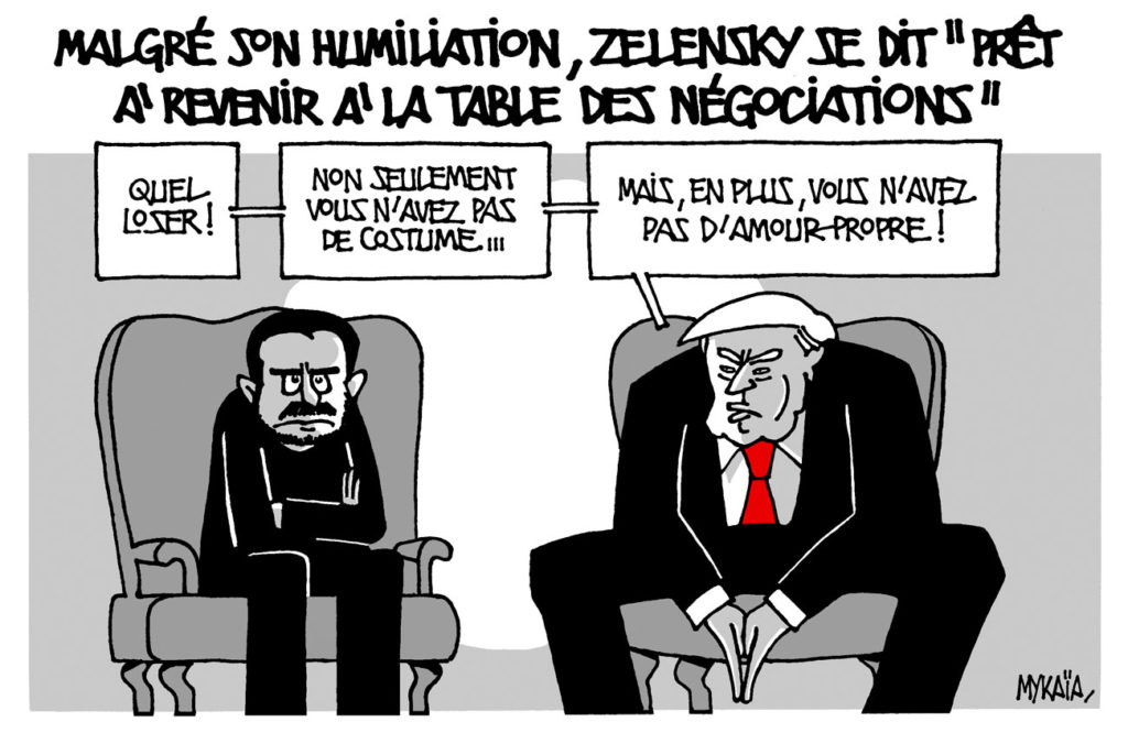 Malgré son humiliation, Zelensky se dit "prêt à revenir à la table des négociations"