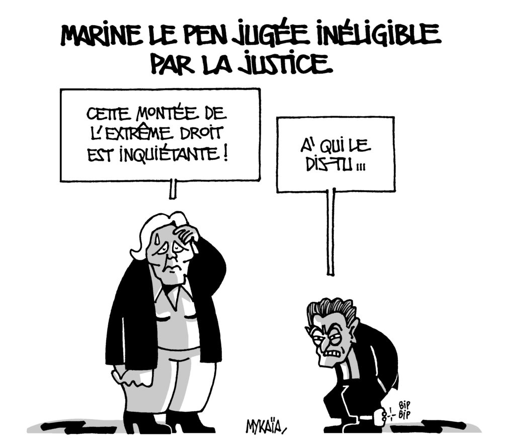 Marine Le Pen jugée inéligible par le justice française