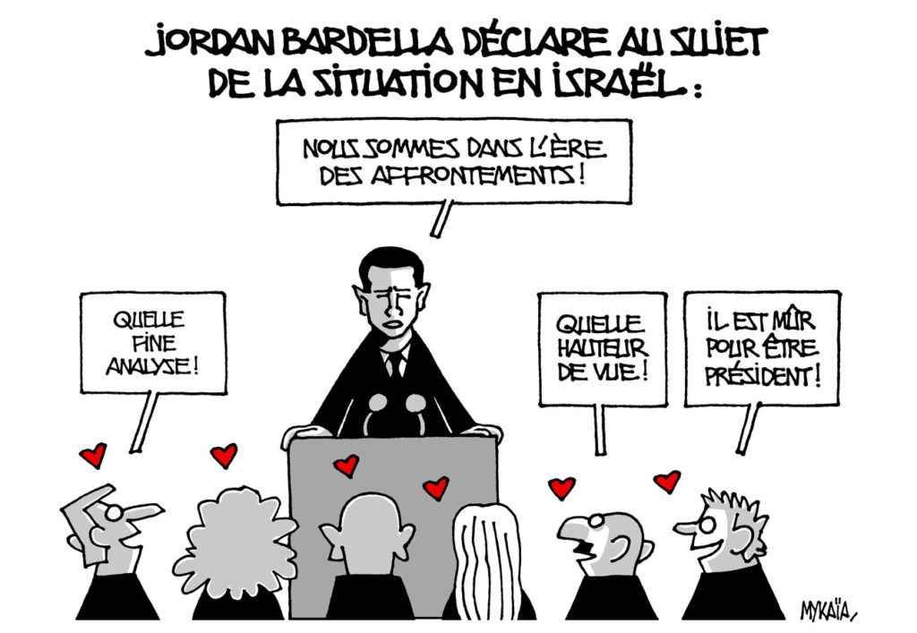 Déclaration de Jordan Bardella au sujet de la situation en Israël