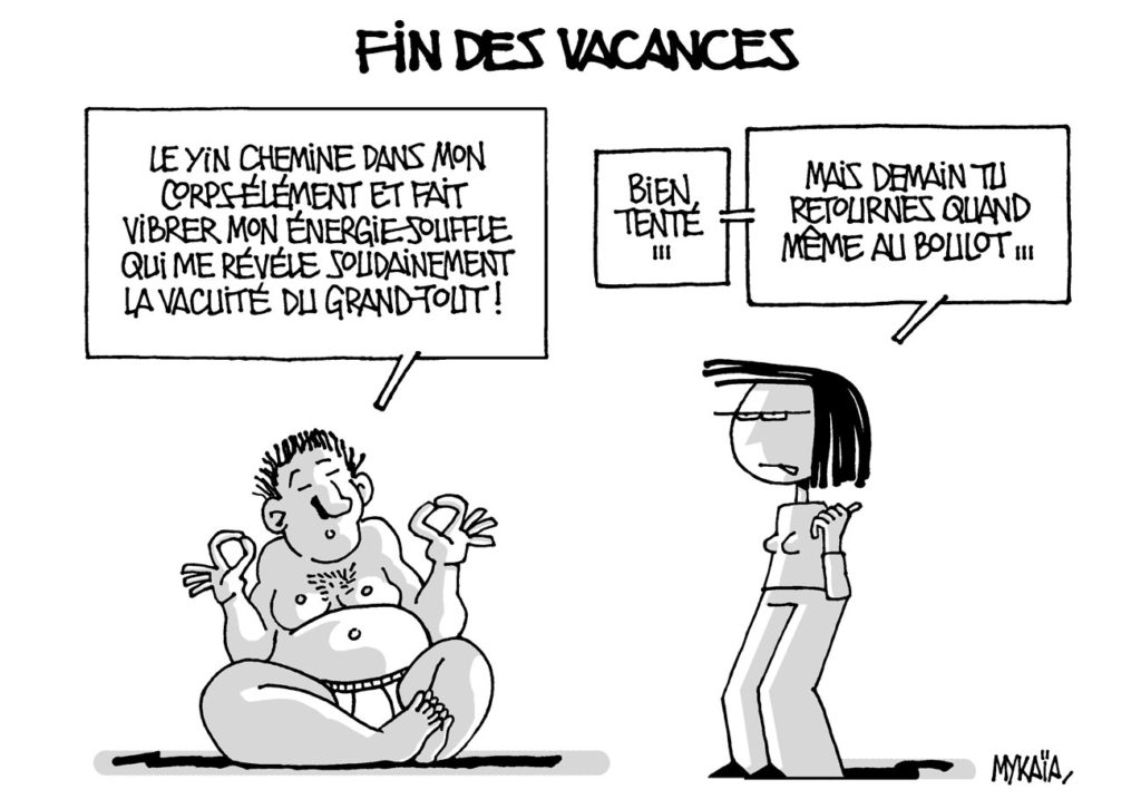 Fin des vacances