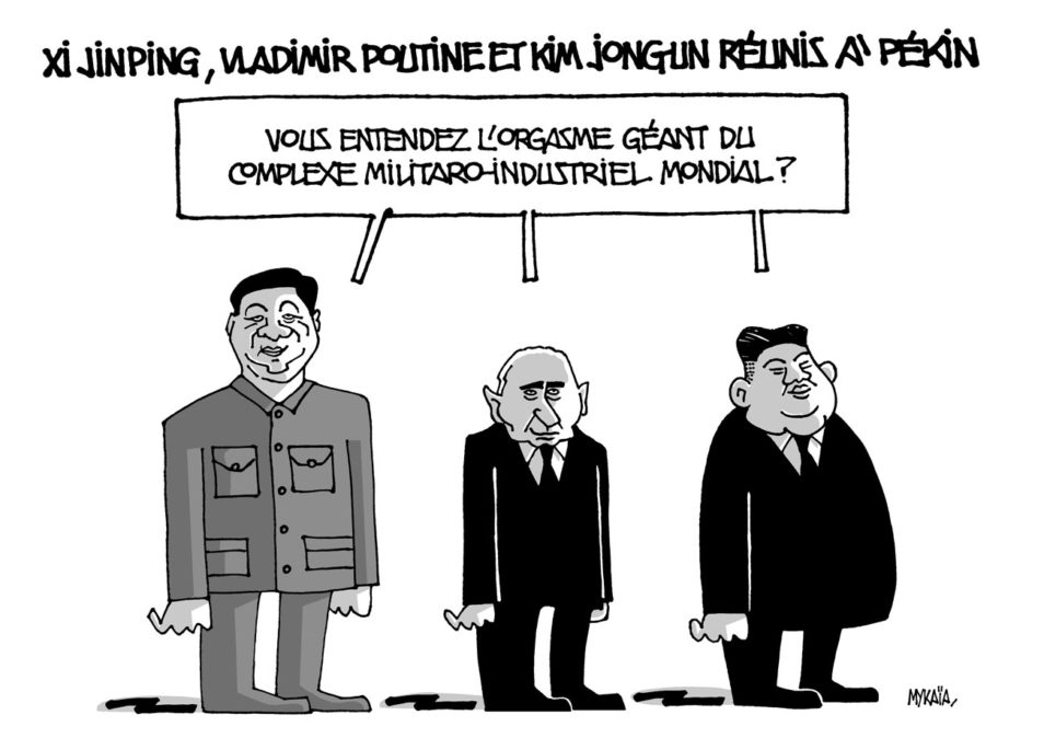 Xi Jinping, Vladimir Poutine et Kim Jong-un réunis à Pékin