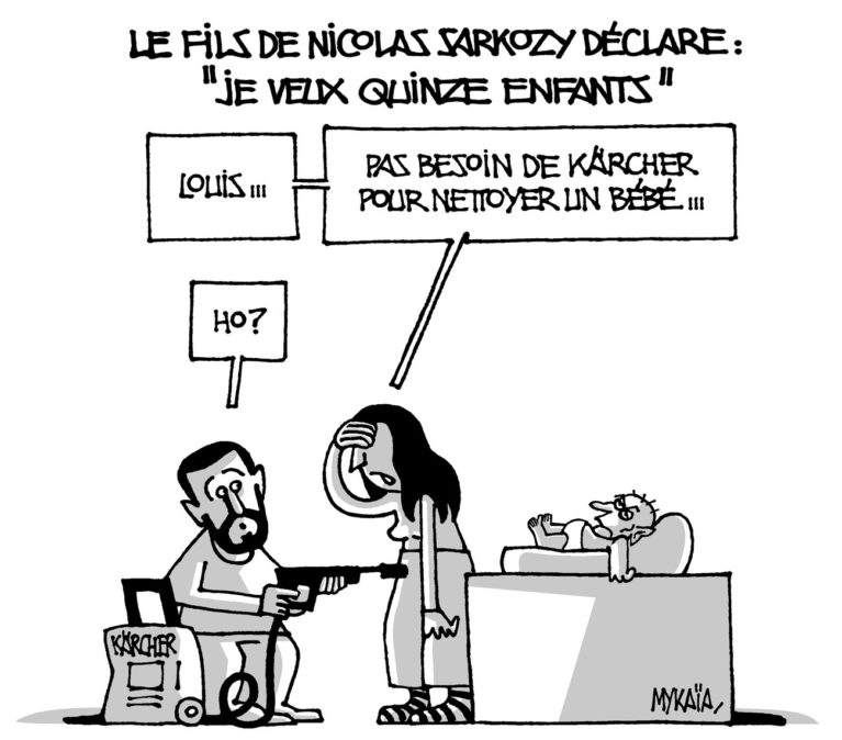 Le fils de Nicolas Sarkozy déclare : "je veux quinze enfants"