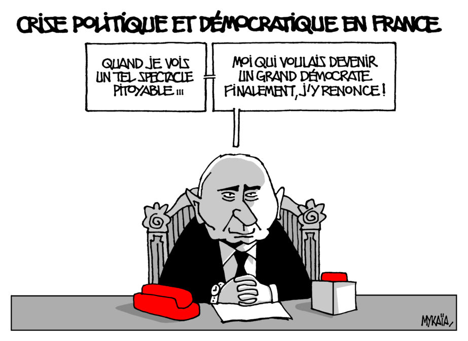 Crise politique et démocratique en France