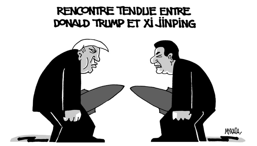 Rencontre tendue entre Donald Trump et Xi Jinping