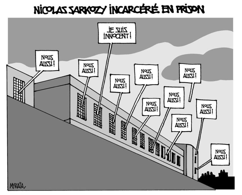 Nicolas Sarkozy incarcéré en prison