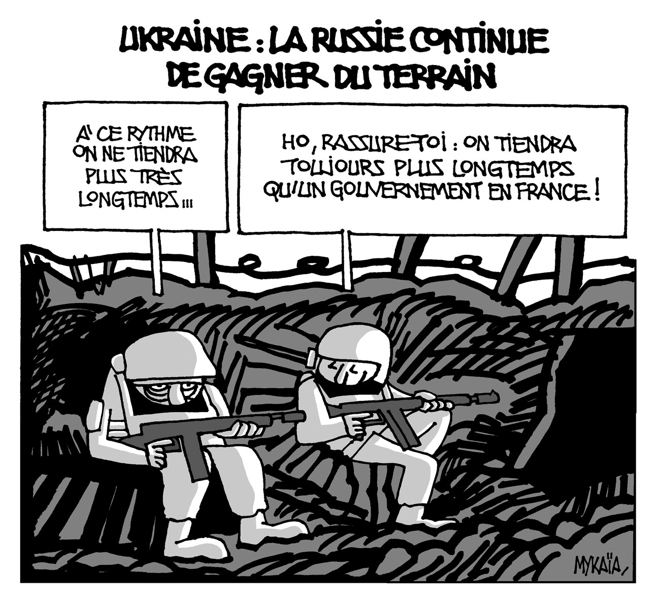 Ukraine : la Russie continue de gagner du terrain
